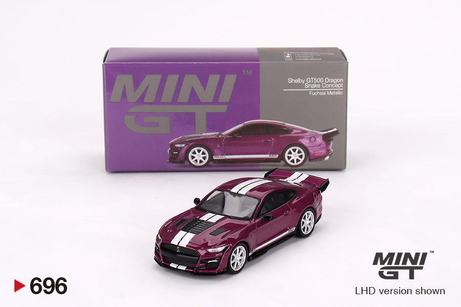 Mini GT. Shelby GT500 Dragon Snake Concept Fuchsia Metallic #696. MiJo Exclusives(BLISTER))