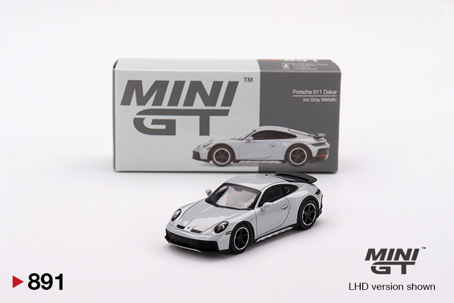 mini gt porsche dakar ice grey(BOX)