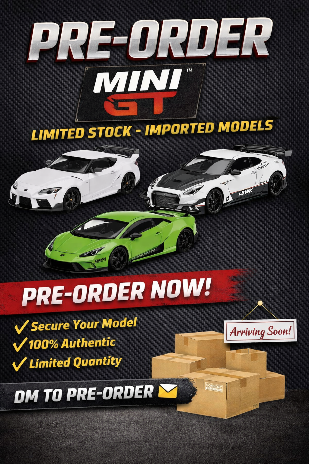Pre order mini GT