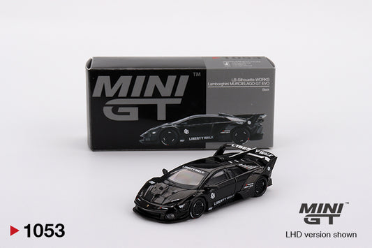Lamborghini LB-Silhouette WORKS MURCIELAGO GT Evo Black. (BLISTER)