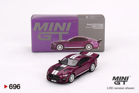 Mini GT. Shelby GT500 Dragon Snake Concept Fuchsia Metallic #696. MiJo Exclusives(BLISTER))
