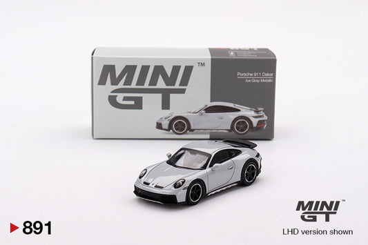 mini gt porsche dakar ice grey(BOX)