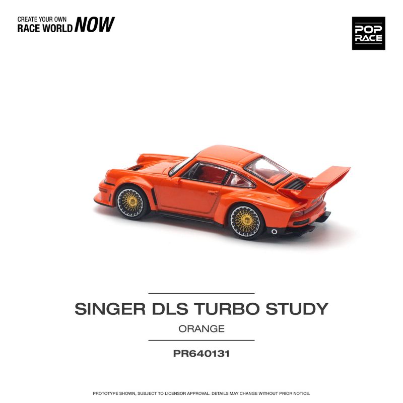 PopRace Porsche Singer DLS Turbo Study Orang