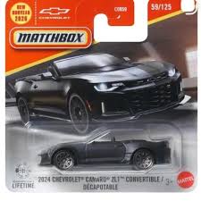 CAMERO 20204 MATTE BLACK (LONG CARD) MATCH BOX